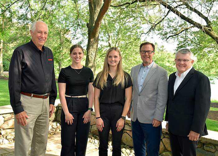 2024 Thomas C. Fitzpatrick Award recipients - Emma Hildebrand and Helena Ronnebaum