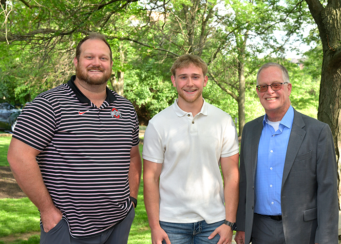 2024 Mid-City Electric / Technologies scholarship recipients - Michael Ticchione and Lance Wickham