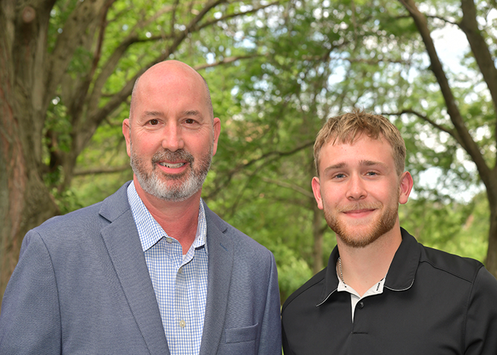 2024 Mid-City Electric / Technologies scholarship recipients - Michael Ticchione and Lance Wickham
